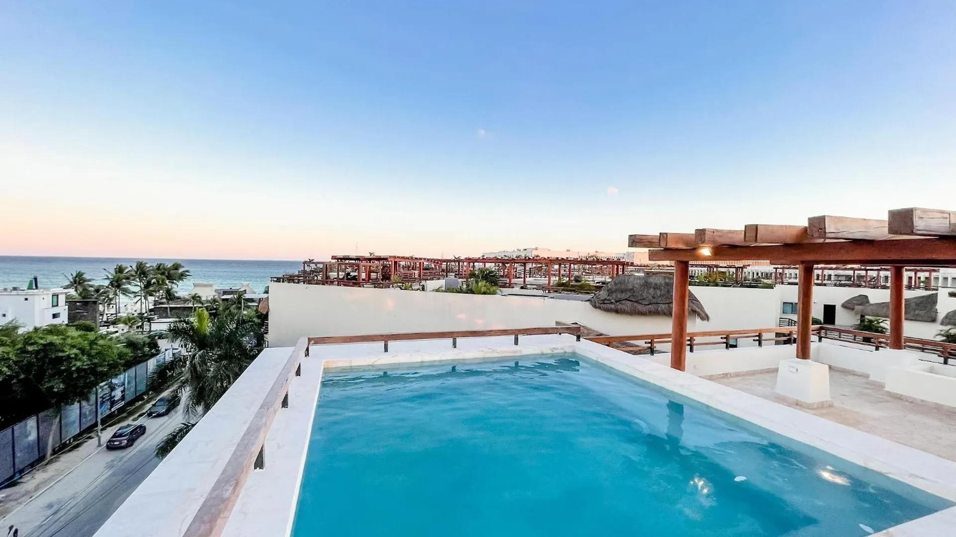Atc18 2Bed Ocean View Penthouse With Jacuzzi And Private Pool Apartman Playa del Carmen 0*,