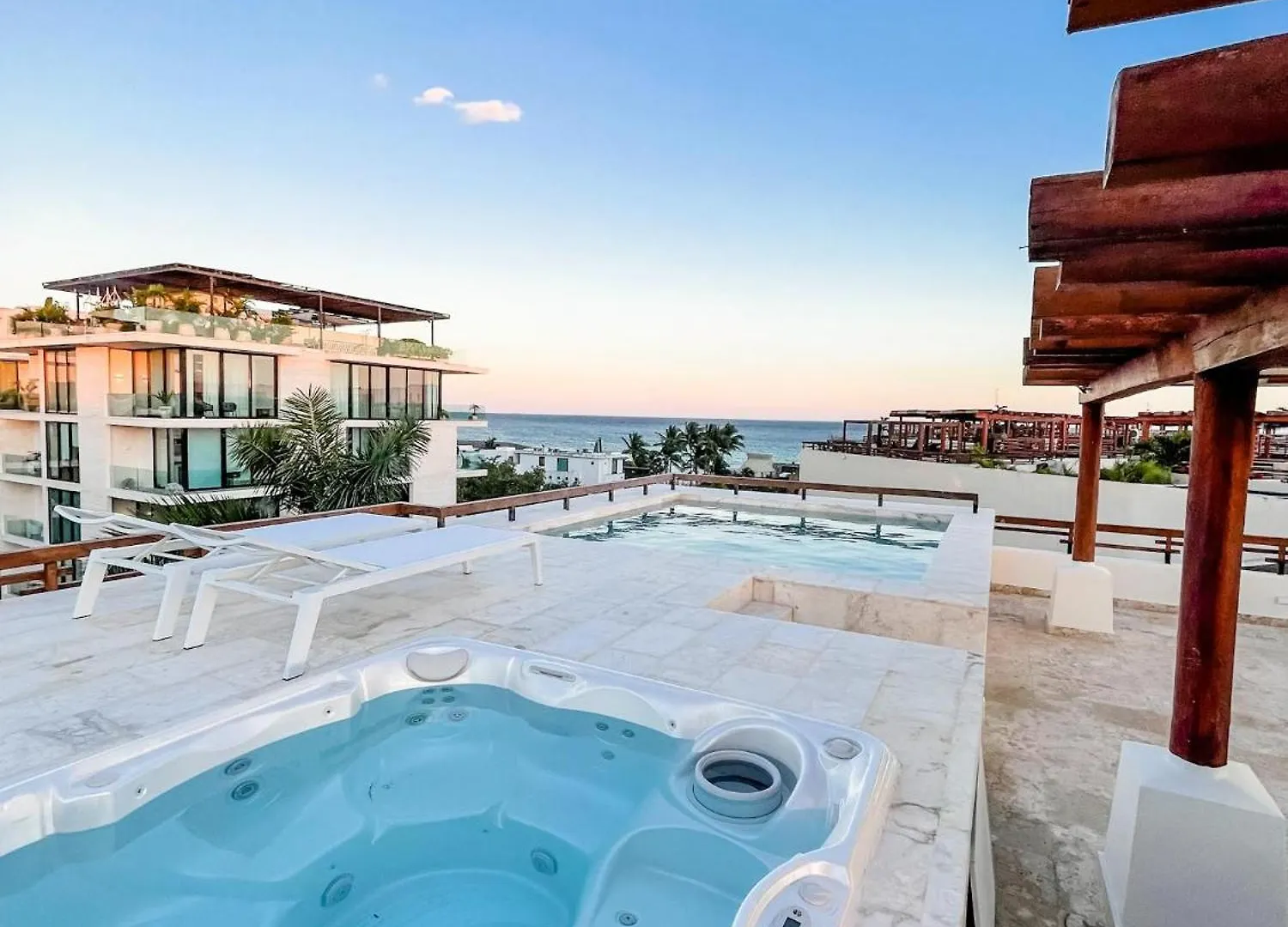 Atc18 2Bed Ocean View Penthouse With Jacuzzi And Private Pool Apartman Playa del Carmen 0*,  Mexikó