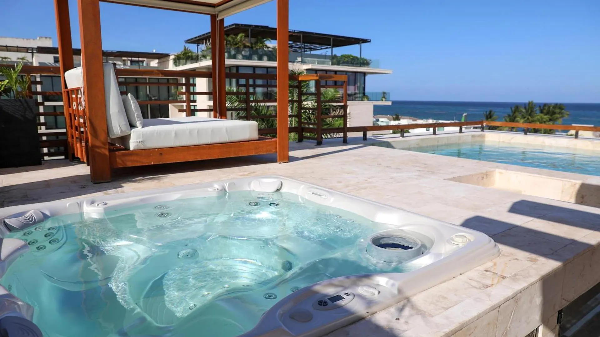 Atc18 2Bed Ocean View Penthouse With Jacuzzi And Private Pool Apartman Playa del Carmen